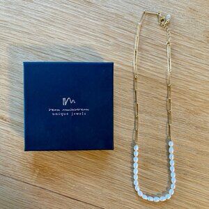 Maison Irem chain pearl necklace